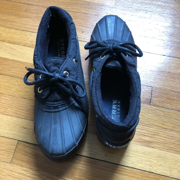 sperry rain shoes